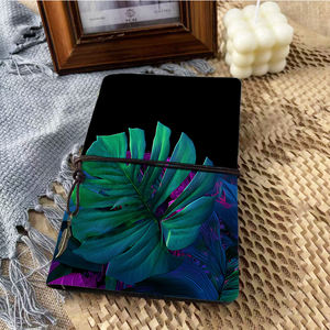 Diario vintage con 160 páginas Ideal <span class=keywords><strong>para</strong></span> registros financieros de contadores y registros de contadores con verde y púrpura Tropical - Product Image 2