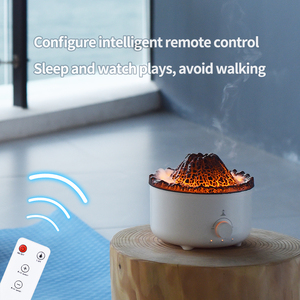 Difusor de Aroma de llama de volcán creativo, Humidificador ultrasónico, fabricante de niebla de medusas de aceite esencial con Control remoto para el hogar - Product Image 2