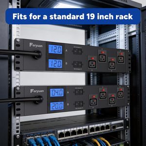 ตู้แร็ค PDU อุตสาหกรรมอัจฉริยะพร้อม IP55 30A ซ็อกเก็ต240V ไม่มีหน่วยจ่ายพลังงานไม่มี - Product Image 3