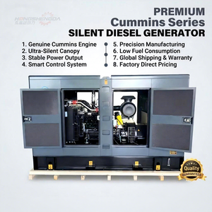 Generador Diésel Profesional de 100kw, 200kw, 300kw, con Motor sin Escobillas, Carcasa Silenciosa de Cobre, Marco Abierto, OEM, ODM, para Plantas de Energía Industriales - Product Image 1