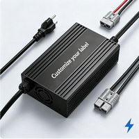 Chargeur rapide de batterie au phosphate de fer et de lithium 14.6V 30A pour batterie LiFePO4 12V 12.8V 100AH avec protection contre les surintensités et les surtensions