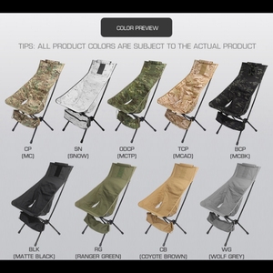 Wosport เก้าอี้ชายหาดมีพนักพิงศีรษะแข็งแรงสูงพกพาสะดวก2.0สำหรับกิจกรรมกลางแจ้ง - Product Image 5