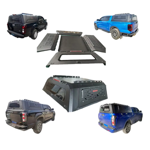 Cubierta Enrollable Negra de Acero al Manganeso con Bloqueo Manual Impermeable para Camioneta Pickup 4x4 <span class=keywords><strong>Dodge</strong></span> 2025 RAM3500 NP300 8FT - Product Image 1