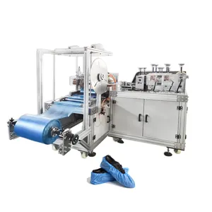 Cleanroom Workshop Waterproof Automatic Surgical Medical Plastic Shoe Cover Making Machine