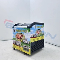 110V 220V Kommerzielle tragbare Mini-Eiscreme-Display Gefrier schrank Kuchen Display Kühlschrank Kleine Eisdiele Showcase