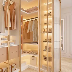 Modern White Wardrobe Closet Walk-In Design Drawer Bedroom Wardrobe Closet Ideas Design