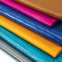 Tissu tricoté en spandex métallique holographique extensible dans les quatre sens avec estampage à chaud argenté, scintillant et à séchage rapide, pour maillots de bain, bikinis et lingerie