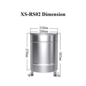 Pluviomètre à godet inclinable Veinasa XS-RS02 RS485 Haute Précision en Acier Inoxydable 304 pour la Prévention des Inondations (XS-RS02-RS485) - Product Image 5