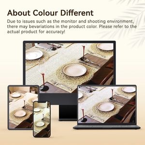 Paper <strong>Round</strong> Woven Placemats/Wedding Accent Centerpiece Place <strong>Mats</strong> Table <strong>Mats</strong> for Dining Table Decorative - Product Image 6