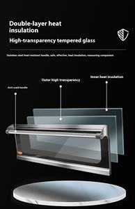Hornos de Gas Comerciales para Pan/Pasteles/Galletas/Panadería, Horno para Pizza, Horno de Panadería de 3 Niveles y 9 Bandejas - Product Image 4