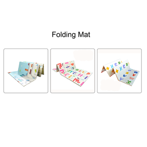 Tapis de jeu en mousse éponge imprimée, pour l'éveil du bébé, matelassé double face - Product Image 2