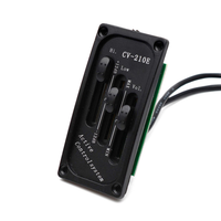 Siyah Elektrikli Keman Fiddle Pickup CV-210E Ayarlanabilir Köprü Sele Pickup Piezo Keman Pickup Keman Aksesuarları için