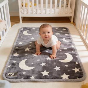 Custom Printed Hypoallergenic Breathable Modern Polyester <strong>Flannel</strong> Blanket for All-Season Travel &amp; <strong>Bedding</strong> - Product Image 4