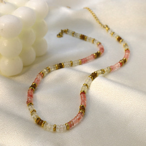 European American Sunflower Pendant Pearl Necklace Bohemian Style Clavicle Chain For Women Party Jewelry - Product Image 1