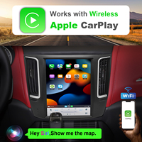 Octa-core Multimedia Player mobil vertikal, Android 11 terbaru 10.4 inci untuk Maserati Levante 2015-2020 navigasi GPS otomatis dengan CarPlay