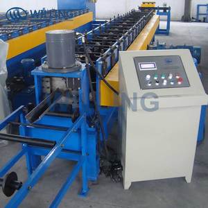 Trung Quốc thực hiện một nửa máng xối cuộn tạo thành máy Điều kiện Mới vật liệu thép bê tông gạch loại gạch làm gạch máy móc - Product Image 5