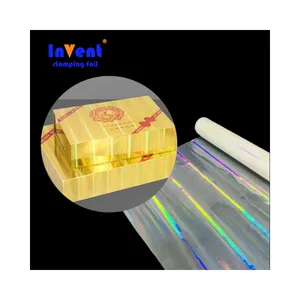 Laser Manufacturer Supplier transparent heating film Holographic hot stamping Foil rolls for paper/pvc