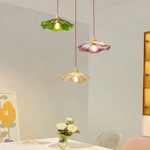 Lustre de mariage en laiton <span class=keywords><strong>vintage</strong></span>, lampe de chevet en verre, style japonais simple et créatif, bar à la mode - Product Image 4