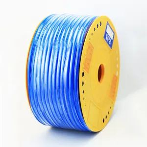 Azul laranja flexível alta temperatura do ar tubulação industrial fabricantes poliuretano pneumático tubo pu para o compressor de ar