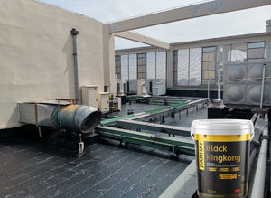 Revestimiento Impermeable <span class=keywords><strong>de</strong></span> Fluorocarbono Negro Superior Anticorrosivo para Almacenes y Parques, Protección Química contra la Corrosión por Pulverización Salina - Product Image 5