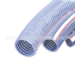 สายยางเสริมลวดเหล็ก PVC สำหรับระบบนิวเมติก ขนาดเส้นผ่านศูนย์กลาง 1 นิ้ว - Product Image 1