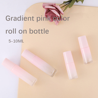 Disesuaikan 5ml 10ml kecil kosong Roll on kaca botol Roller bola aplikator dengan topi mewah parfum minyak esensial botol Roller