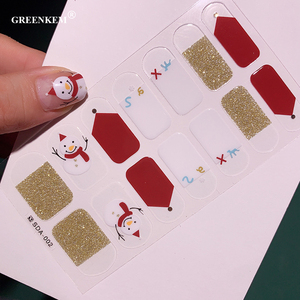 GREENKEM <span class=keywords><strong>2022</strong></span> Vente en gros Autocollants pour ongles en gel semi-durci Non-toxique Autocollant pour ongles semi-durci longue durée - Product Image 2