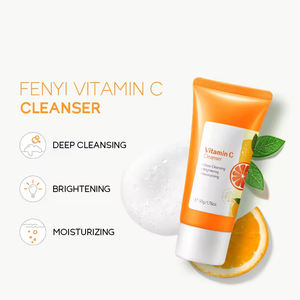 Limpiador <span class=keywords><strong>Facial</strong></span> Antiedad y Aclarante de Vitamina C Coreana OEM de Fábrica con Niacinamida Blanqueadora y <span class=keywords><strong>Espuma</strong></span> Antiarrugas - Product Image 2