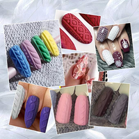 2022 échantillon gratuit Cx Beauty UV Gel vernis à ongles 3D Gel gaufré pour Nail Art Micro sculpture