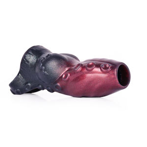 Nouveau préservatif en forme de pénis de cheval creux pour les couples, plaisir en chambre, extra long, épais, couvre-pénis de <span class=keywords><strong>chien</strong></span> - Product Image 4