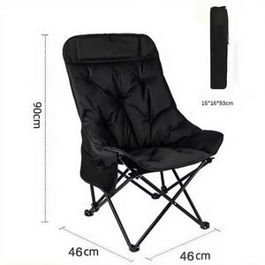 Portable Modern Design <b>Moon</b> Foldable Lawn <b>Chair</b> for Garden & <b>Camping</b> Outdoor Furniture - Product Image 2