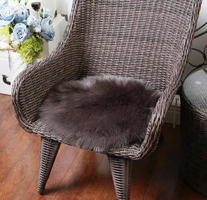 ROWNFUR -2020 Mua Nhà Máy Trực Tiếp Bán Faux Xù Lông Cừu Lông Cừu Thảm Tròn Pad Phòng Khách Và Ghế Giường Phòng Tắm - Product Image 2