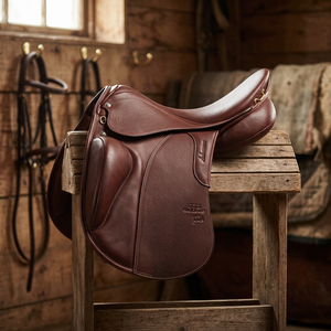 Selle d'équitation multifonctionnelle de haute qualité, selle d'Islande, selle de dressage, cuir naturel souple, durable, style anglais, Barkat - Product Image 2