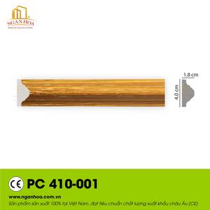Moldura de Pared Impermeable de Poliestireno con Aspecto de Madera |   Diseño Decorativo de Paredes Interiores al por Mayor de Fábrica - Product Image 3