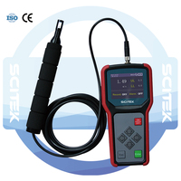 Sonmètre SCITEK SLM-108C 20 Hz-12,5 kHz avec pondération A, pondération C, pondération temporelle F/S, portatif, grade 2 pour le bruit