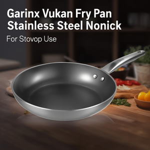Padella Garinox Vukan in Acciaio Inossidabile Antiaderente per Uso su Piano Cottura - Product Image 3