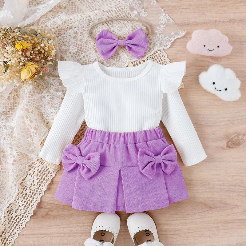 Winter Clothes Purple Baby Outfits Winter 12 18 24 Months Baby