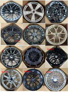 ล้อแม็กซ์ Bolun Forged Custom ขนาด <span class=keywords><strong>17</strong></span> 18 19 20 นิ้ว รุ่น <span class=keywords><strong>Nismo</strong></span> V1 สีโครเมียม สำหรับรถยนต์นิสสัน 300z 350z 370z อินฟินิตี้ Q50 Q60 G35 G37 5x114.3 - Product Image 6