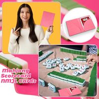 Borsa Protettiva per Carte da Mahjong, Custodia per Carte da Mahjong, Custodia Protettiva per Carte da Mahjong League, Custodia per Carte da Tavolo Mahjong