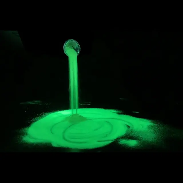 Wholesale Green Ink And Paint Long Effect Glow In The Dark Photoluminescent Pigment Powder