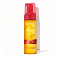 Mousse Coiffante Bouclante Anti-Frisottis Non Grasse à l'Huile d'Argan du Maroc pour Cheveux Naturels Bouclés 4C - Offre Spéciale