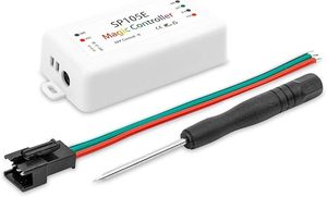Controlador de Tira de Luces LED <span class=keywords><strong>Helan</strong></span> DC5-24V SP105E de 2048 Píxeles con Control Inalámbrico por Aplicación para WS2811 WS2812B WS2815 WS2813 - Product Image 2