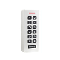 Lector de Tarjetas RFID de Proximidad con Cable, 125KHz 13.56MHz, con Teclado, para Sistemas de Control de Acceso, Resistente al Agua IP66 para Exteriores