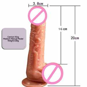 Großhandel Realistischer Vibrator Dildo - Weicher Silikon-<span class=keywords><strong>Penis</strong></span> 10 Stoß- und 10 Vibrationsmodi USB G-Punkt-Stimulator Sexspielzeug B2B - Product Image 1