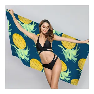Chinese factories wholesale cheap turkish beach towel Support customization microfiber beach towel polyester
