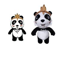 Nouveau design de jouets en peluche réaliste mignon personnalisé belle fabriqué sur mesure en Chine pas cher bambou bébé Babi Animal Panda en peluche jouet