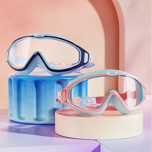 Óculos de Natação Infantis Personalizados da Moda com Visão Panorâmica Anti-Embaçante e Fivela Integrada à Prova d'Água, Óculos de Mergulho Unissex em PC - Product Image 2