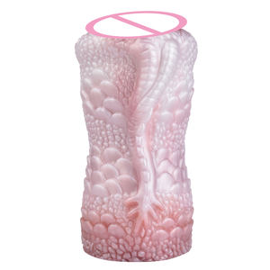 YOCY fantasía realista dragón masturbador juguete sexual para hombres Animal doble canal coño pene estimulador juguete sexual coño grande - Product Image 3