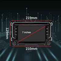 Unité principale de haute qualité de 7 pouces, 2 + 32G, android, navigation GPS, stéréo, autoradios pour VW Passat Polo