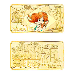 แท่งทอ<span class=keywords><strong>ง</strong></span>คำชุบหนึ่งชิ้น ขอ<span class=keywords><strong>ง</strong></span>ที่ระลึกสะสม ลายลูฟี่ โซโร และตัวละครโจรสลัดหมวกฟาง ขอ<span class=keywords><strong>ง</strong></span>สะสมสำหรับแฟนอนิเมะ - Product Image 6